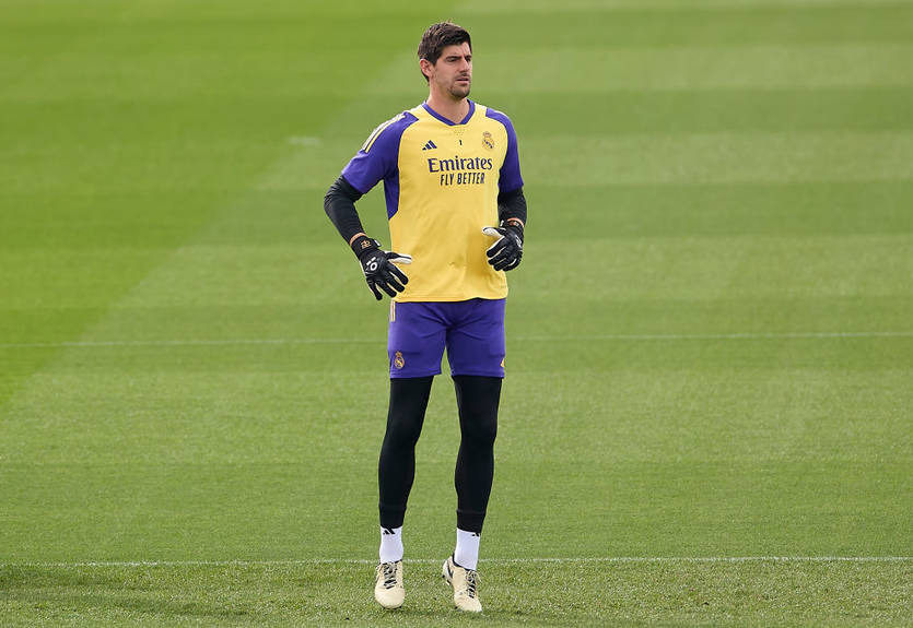 Куртуа - в заявке на первый матч полуфинала Лиги Чемпионов против Баварии