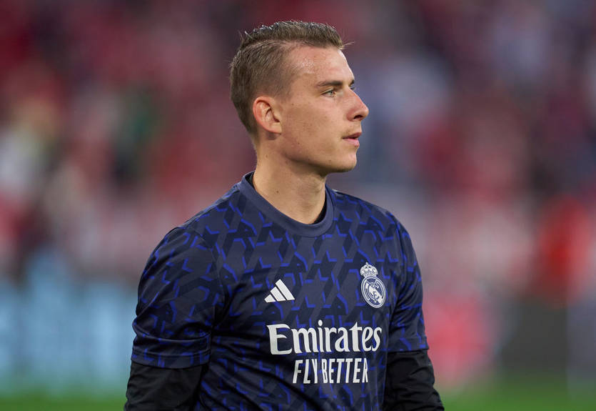 Лунин получил средние оценки за матч с Баварией