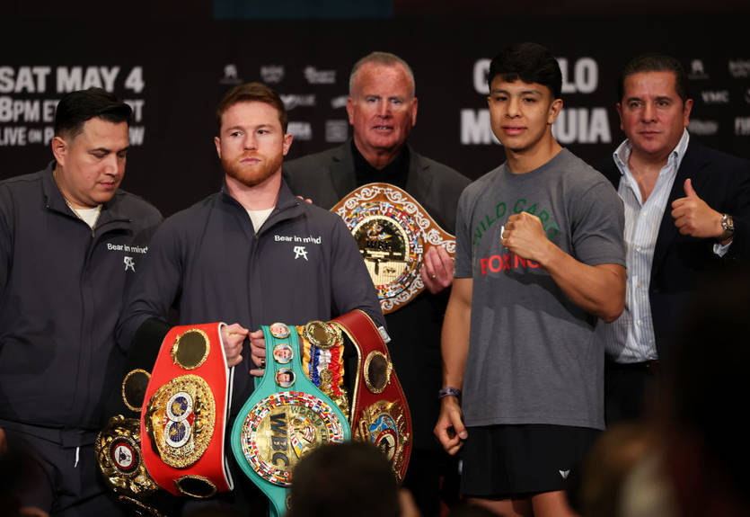 Канело - Мунгія: відео битви поглядів Канело - Мунгія: відео битви поглядів