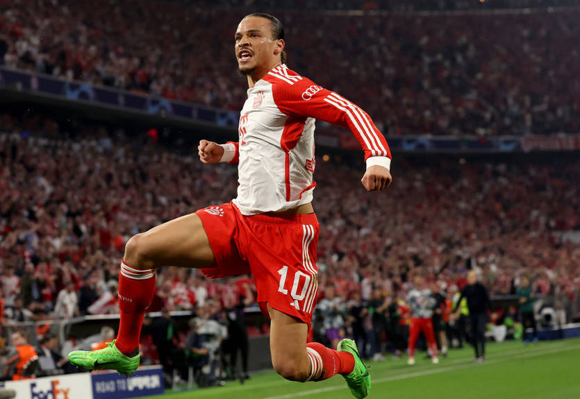 Гол Сане в ворота Луніна - найкращий в перших матчах півфіналів Ліги чемпіонів