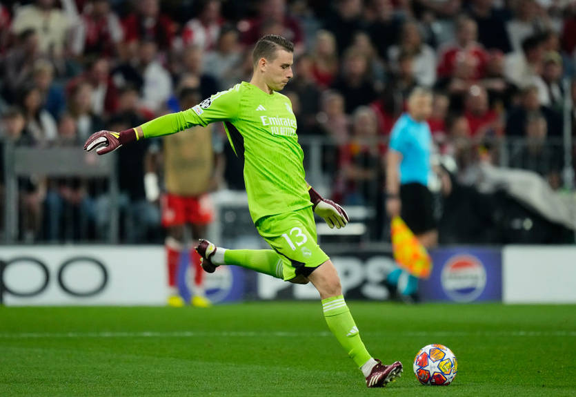 Анчелотті підтвердив, що Лунін зіграє у матчі-відповіді проти Баварії