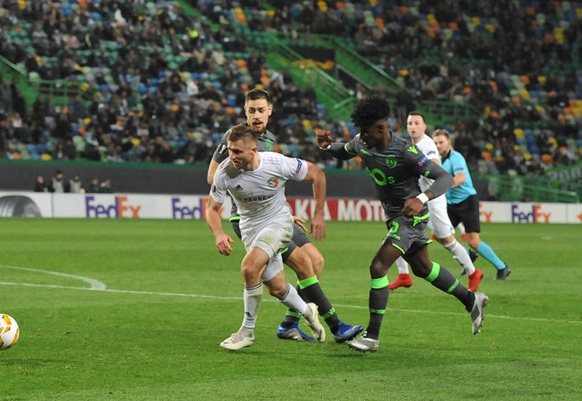 Спортинг – Ворскла 3:0 видео голов и обзор матча Лиги Европы