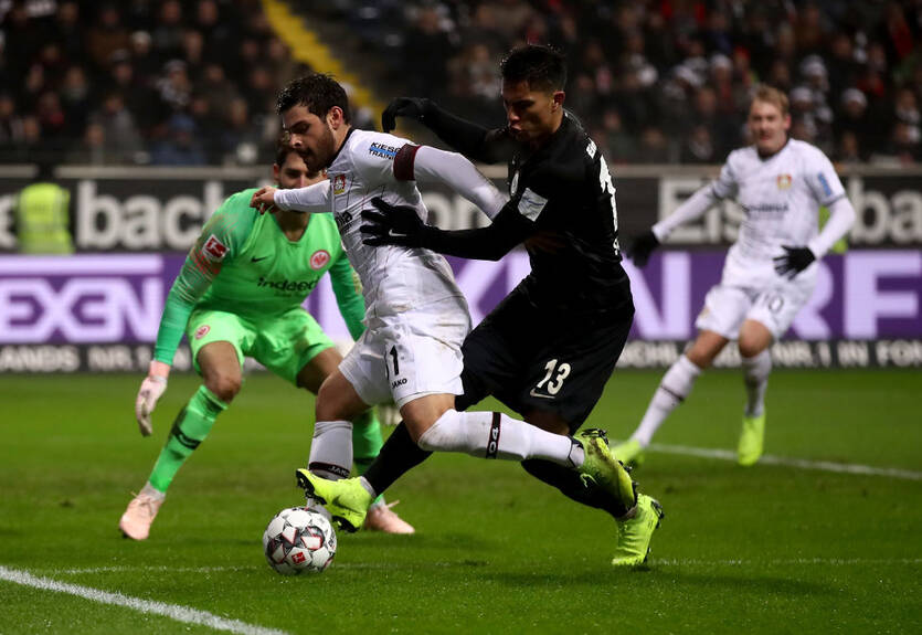 Айнтрахт – Байер 2:1 видео голов и обзор матча Бундеслиги