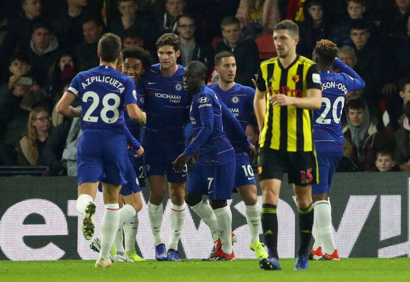 Уотфорд – Челси 1:2 видео голов и обзор матча АПЛ Уотфорд – Челси 1:2 видео голов и обзор матча АПЛ