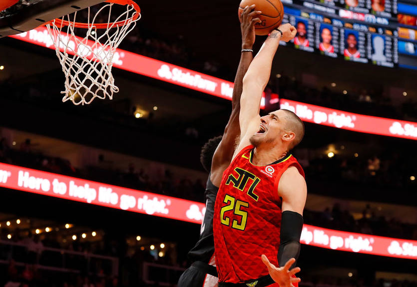 Как Лень набрал 24 очка за Атланту