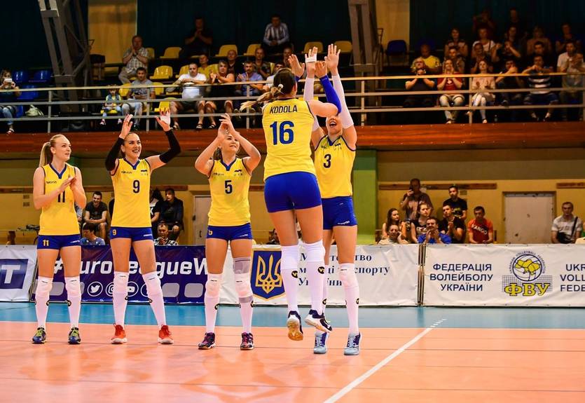 Женская сборная Украины по волейболу вышла на чемпионат Европы