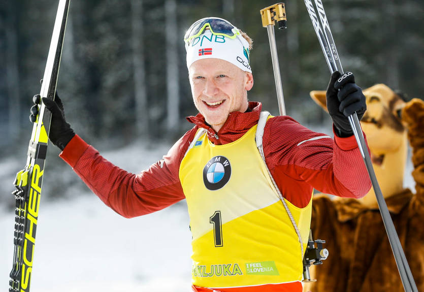 Биатлон: Бе одержал победу в преследовании, Пидручный – 21-й