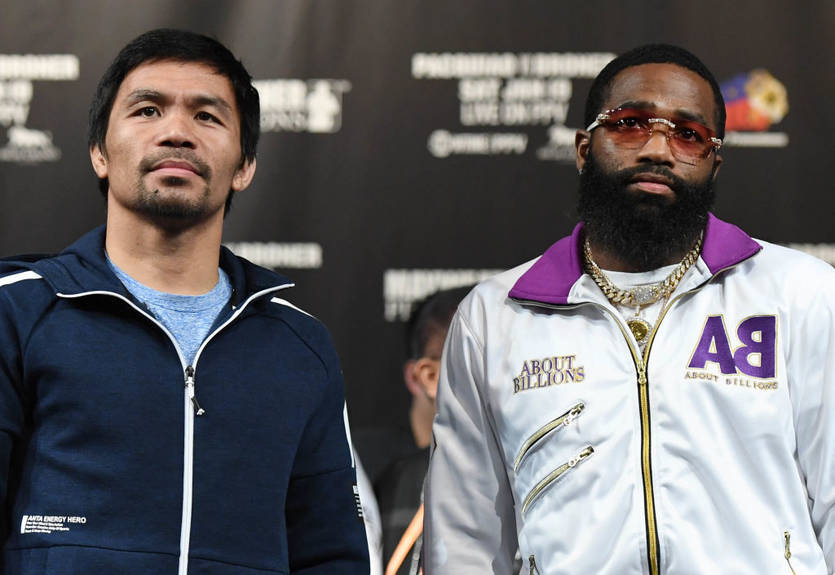 Пакьяо за бой с Бронером получит на 7,5 млн долларов больше, чем Эдриен