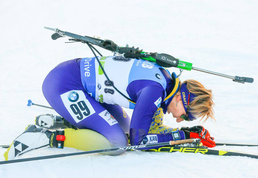 Пидгрушная сошла с дистанции спринта шестого этапа Кубка мира в Антхольце Пидгрушная сошла с дистанции спринта шестого этапа Кубка мира в Антхольце