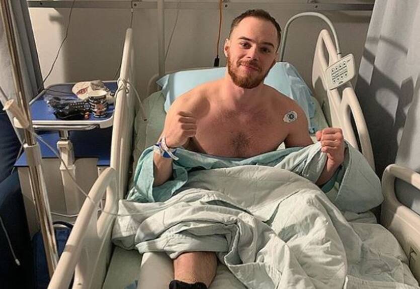 Верняев порвал связку на ноге, выходя из автобуса