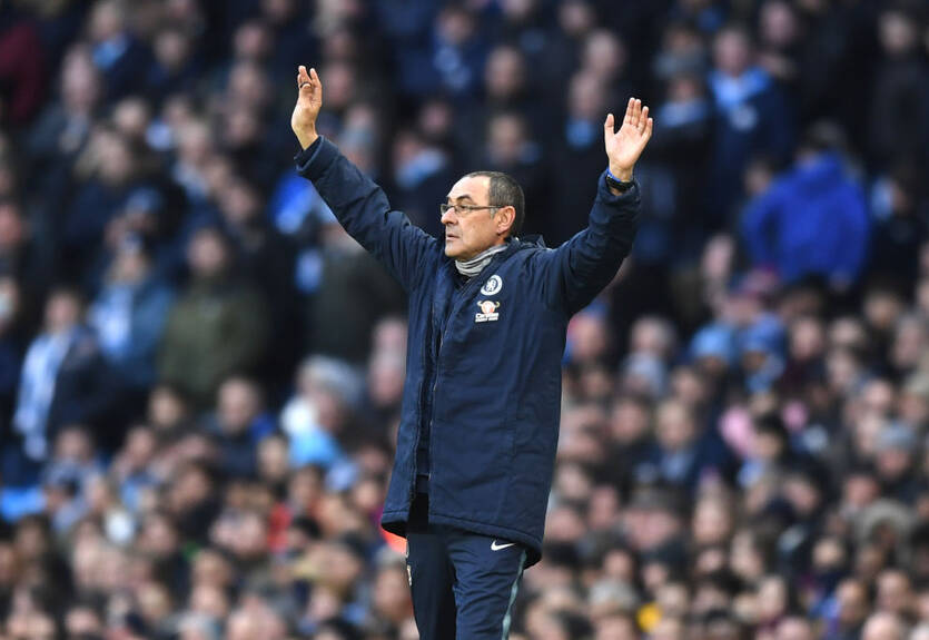 Сарри после унизительного поражения прошел мимо Гвардиолы, не пожав ему руку