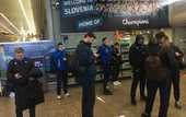 Сборная Украины прилетела в Словению