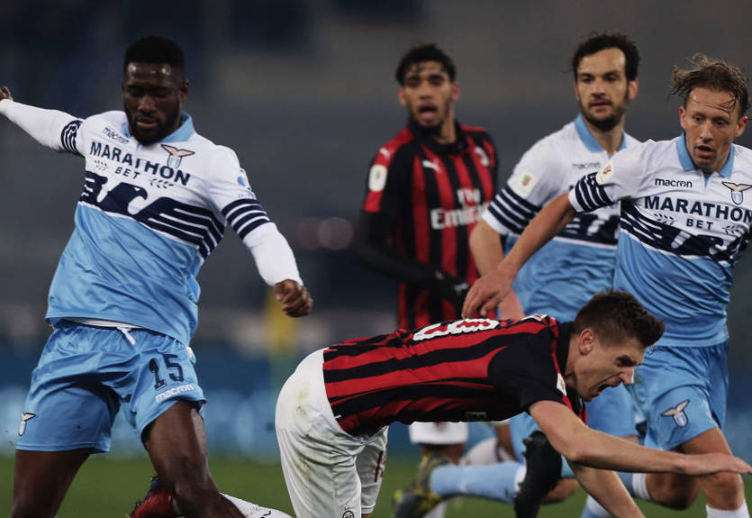 Милан и Лацио не смогли отличиться голами в полуфинале Кубка Италии Милан и Лацио не смогли отличиться голами в полуфинале Кубка Италии