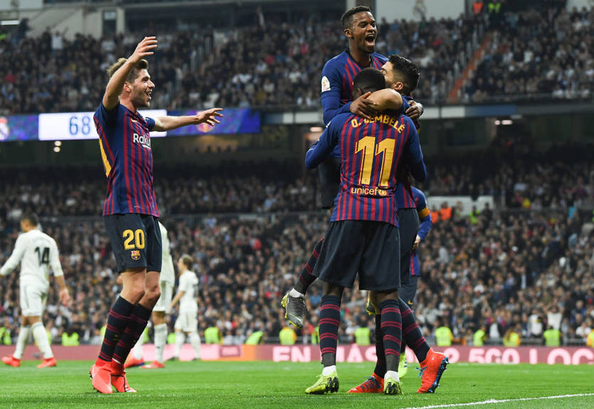 Барселона в Мадриде разгромила Реал и вышла в финал Кубка Испании