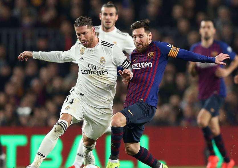 Серхио Рамос и Лионель Месси / Getty Images