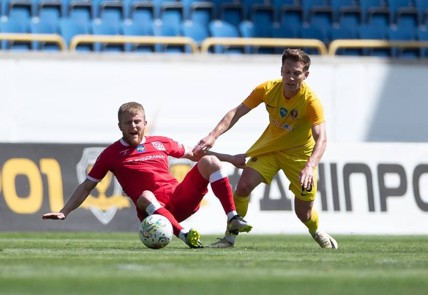 Дніпро-1 з мінімальним рахунком переграв Кривбас Дніпро-1 з мінімальним рахунком переграв Кривбас