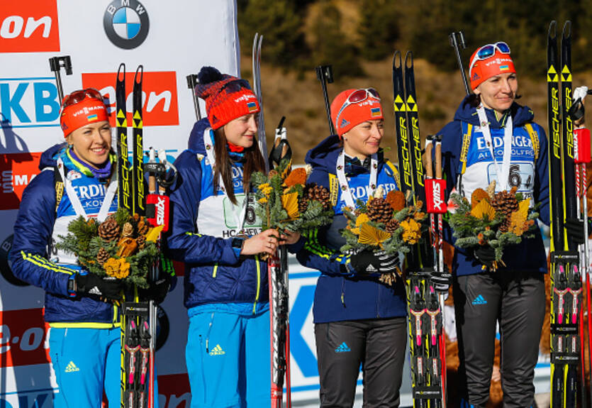 Эстерсунд: Украина завоевала бронзу в женской эстафете Эстерсунд: Украина завоевала бронзу в женской эстафете