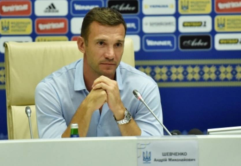 Пресс-конференции тренера сборной Украины Андрея Шевченко: видео трансляция