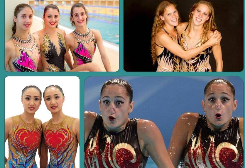 Как две капли воды: красавицы-близняшки в артистическом плавании