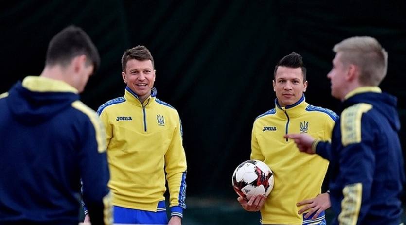 Евгений Коноплянка и Руслан Ротань / dynamo.kiev.ua