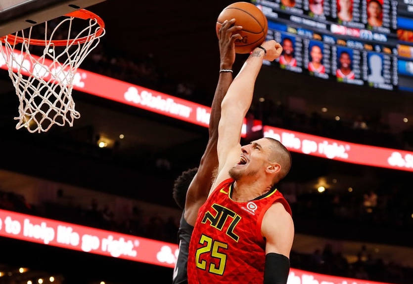 Украинцы в НБА: Лень помог Атланте одолеть Юту, набрав 12 очков