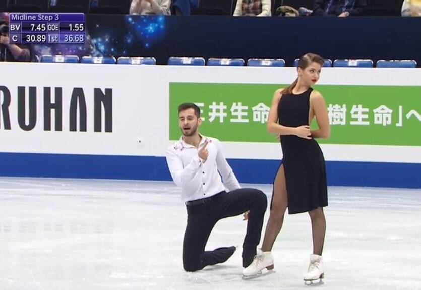 ЧМ по фигурному катанию: Назарова и Никитин показали свой лучший прокат в сезоне