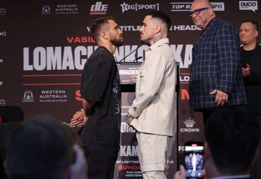 Ломаченко - Камбосос: битва поглядів тривала понад три хвилини