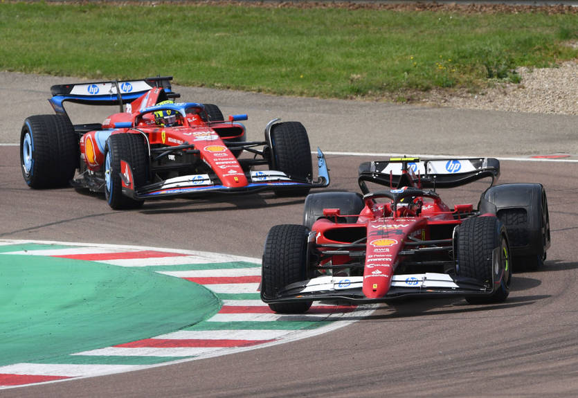 Феррарі протестували нові варіанти колісних арок для дощових перегонів Формули-1