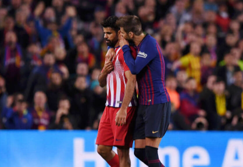 Стало известно, что Пике сказал Диего Косте после его удаления