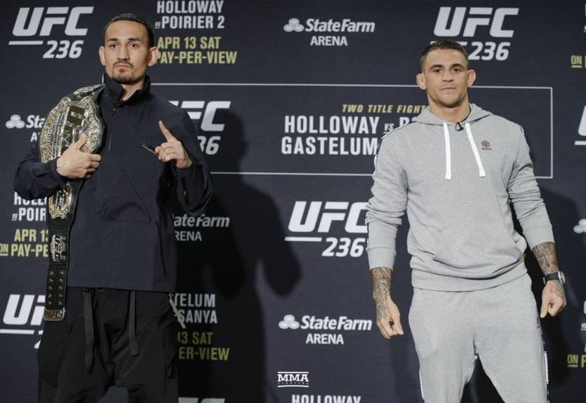 UFC 236: Холлоуэй тяжелее Порье, Гастелум перевесил Адесанью