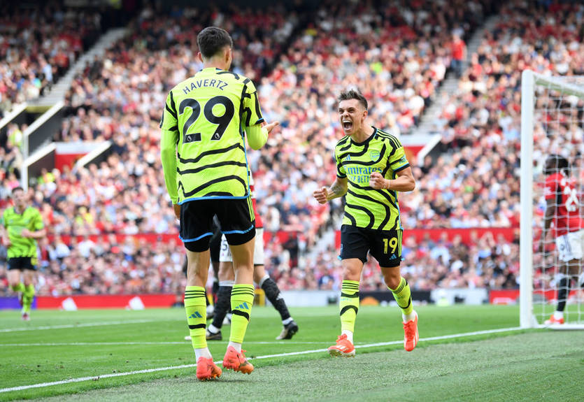 Арсенал обыграл Манчестер Юнайтед и прервал серию неудачных матчей на Олд Траффорд