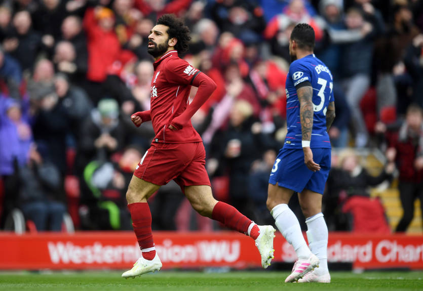 Филигранный гол Салаха в дальнюю "девятку" в матче против Челси Филигранный гол Салаха в дальнюю "девятку" в матче против Челси