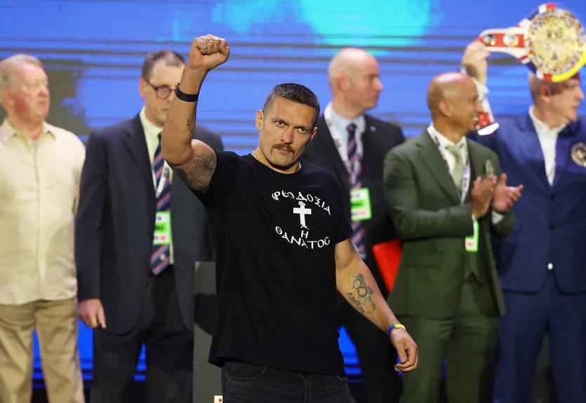 "Якщо нервуватиму, не переможу": Усик спокійно відповів Ф'юрі після сутички на дуелі поглядів "Якщо нервуватиму, не переможу": Усик спокійно відповів Ф'юрі після сутички на дуелі поглядів