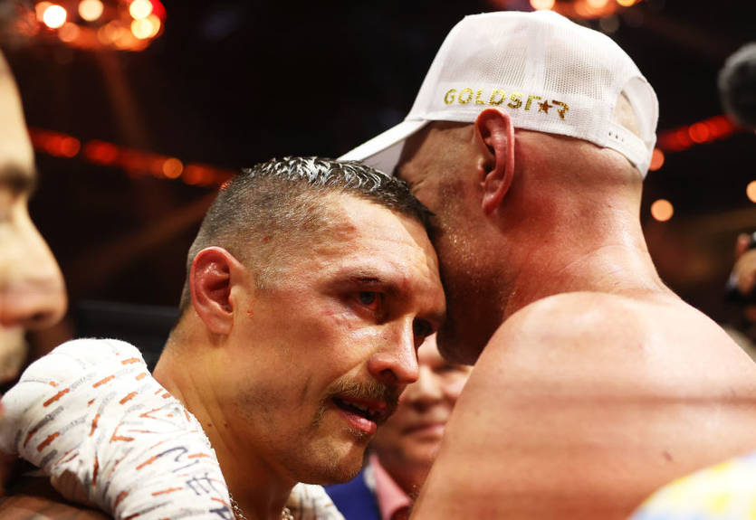 Ф'юрі поцілував Усика після бою