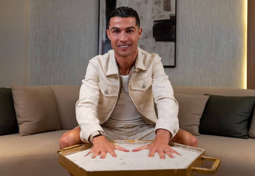 Роналду з'явився на бою Усик - Ф'юрі в годиннику за 1,5 млн доларів