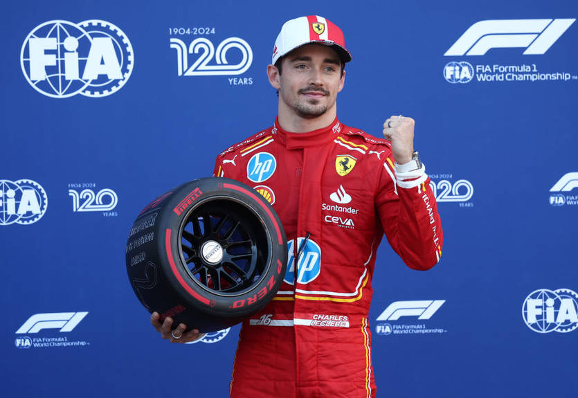 Леклер вийшов на друге місце в історії Феррарі за кількістю поулів