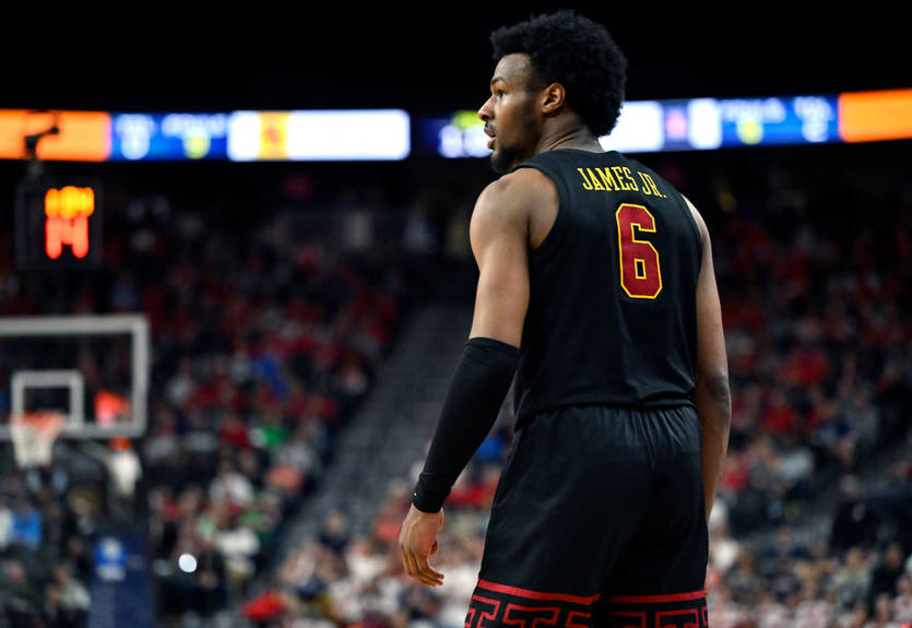 Син Леброна візьме участь у драфті НБА