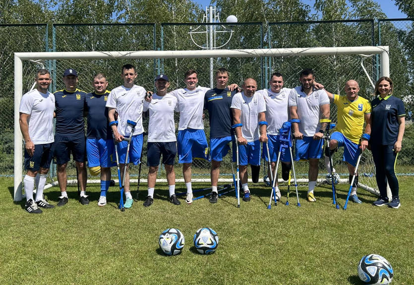 Сборная Украины разгромной победой завершила Евро-2024 среди игроков с ампутацией конечностей