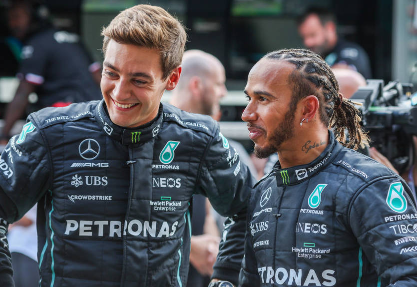 Расселл: Добре, що Гемілтон вирішив піти з Мерседес зараз, а не раніше Расселл: Добре, що Гемілтон вирішив піти з Мерседес зараз, а не раніше