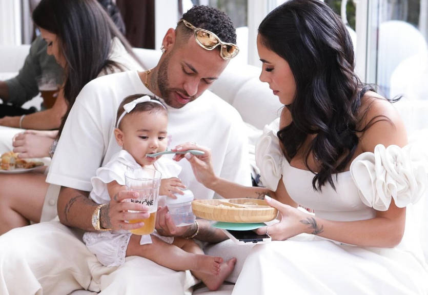 Неймар подарил своей дочери первый Ламборгини в честь крещения