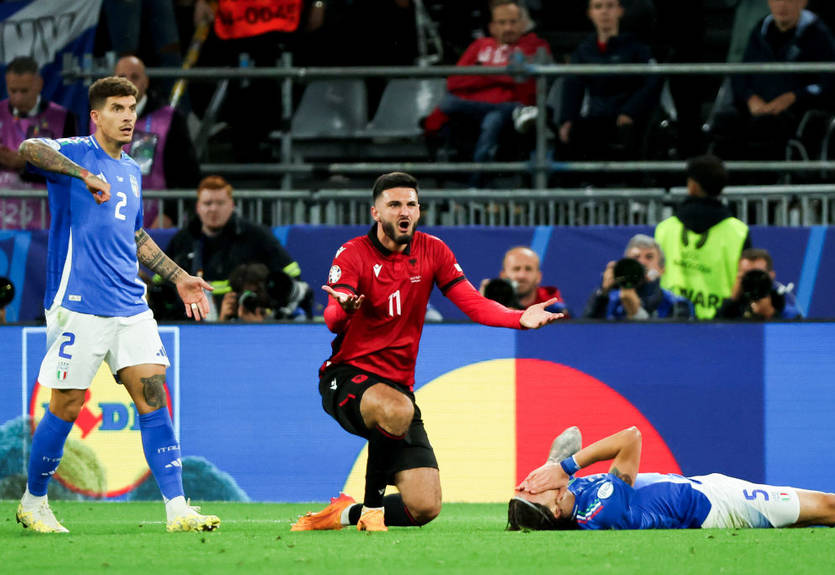 Рекордный гол Байрами в обзоре матча Италия - Албания