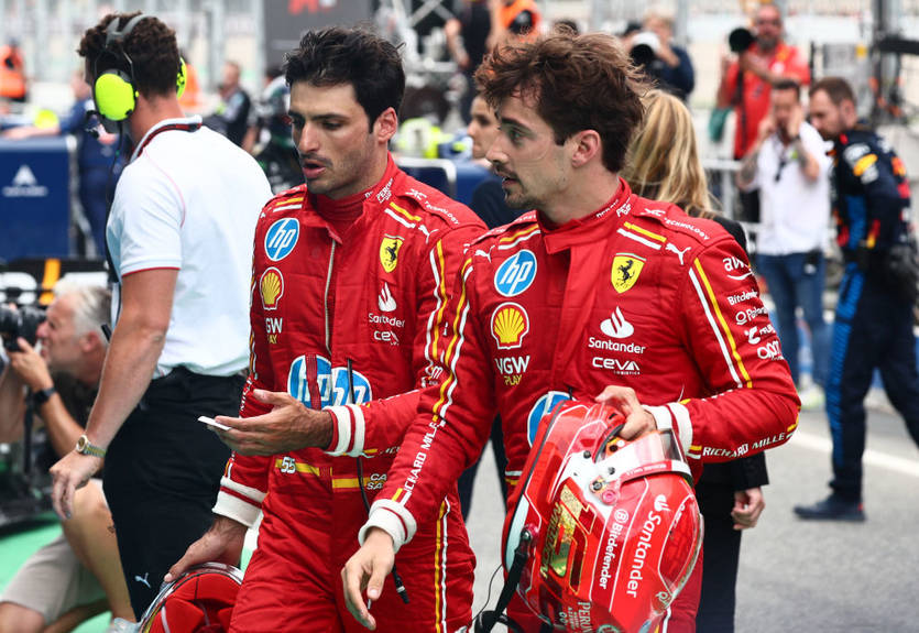 Сайнс - о Леклере: Он слишком часто жалуется после гонок Сайнс - о Леклере: Он слишком часто жалуется после гонок