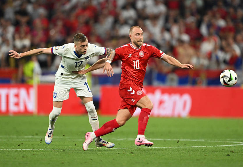 Плей-оф для Данії та виліт Сербії: відео найкращих моментів матчу Євро-2024 Плей-оф для Данії та виліт Сербії: відео найкращих моментів матчу Євро-2024