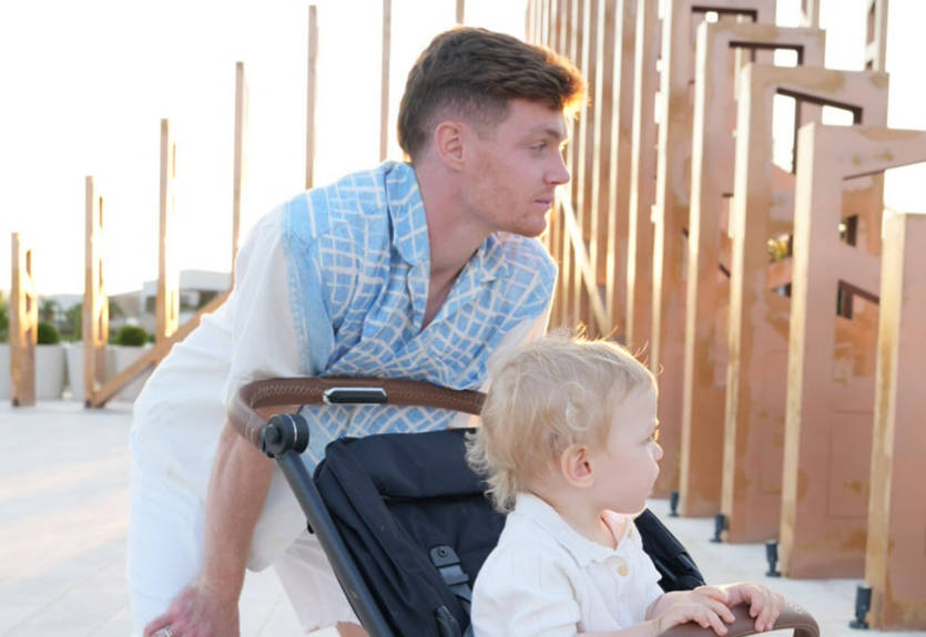 Циганков показав милі фотографії з сином