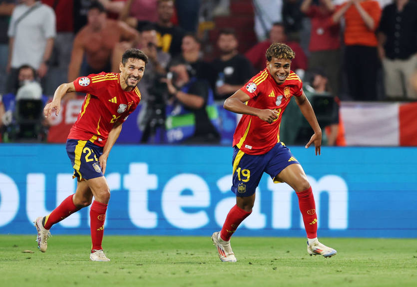 16-летний Ямал гениальным голом начал камбек Испании в полуфинале Евро-2024