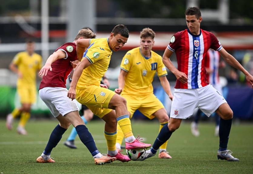 Сборная Украины U-19 сыграла безголевую ничью с командой Норвегии
