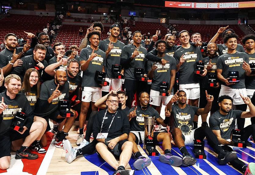 Майами Хит - чемпионы Летней лиги НБА-2024 Майами Хит - чемпионы Летней лиги НБА-2024