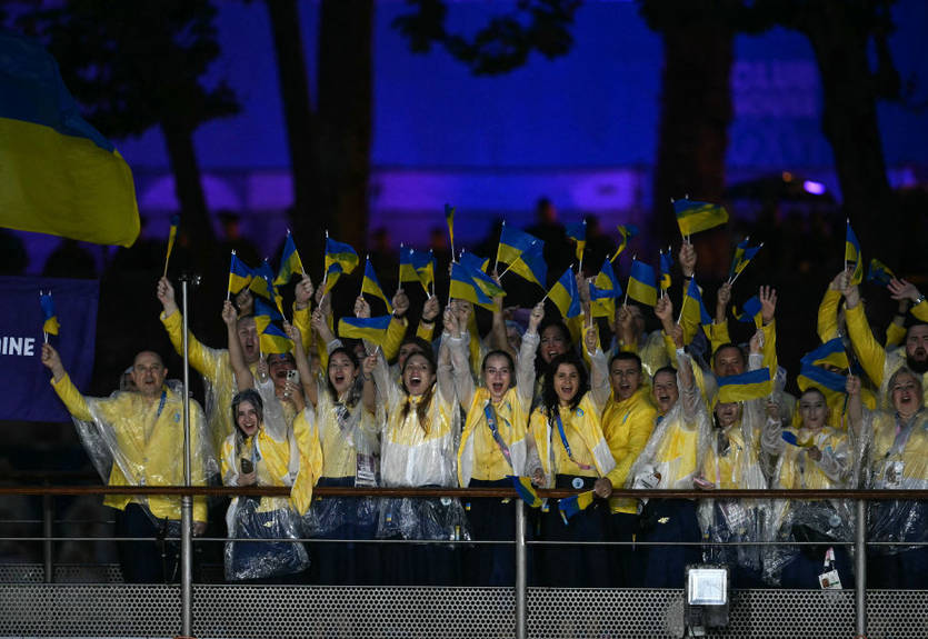 Збірна України на церемонії відкриття Олімпіади: фото