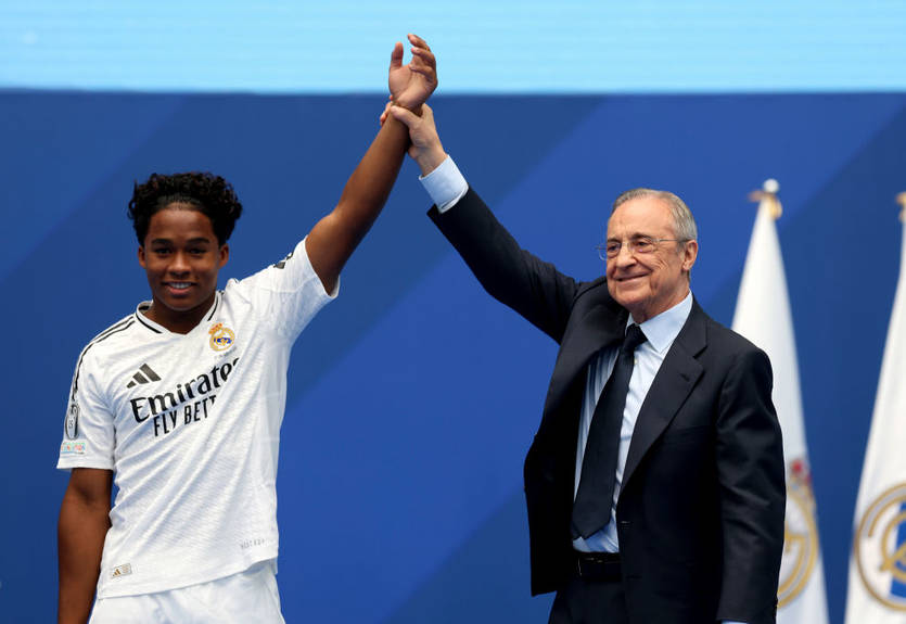 Перес - про Ендріка: Він був народжений, щоб носити футболку Реала