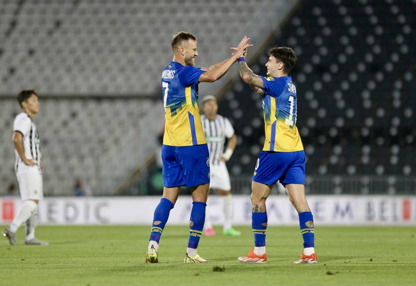 Ярмоленко подколол Шапаренко после матча с Партизаном, вспомнив слова Суркиса